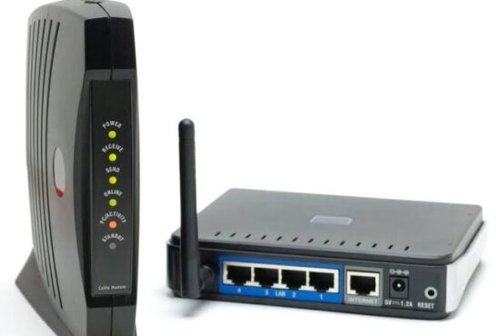 Router and a Modem